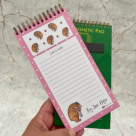 Big Bear Hugs Magnetic Notepad