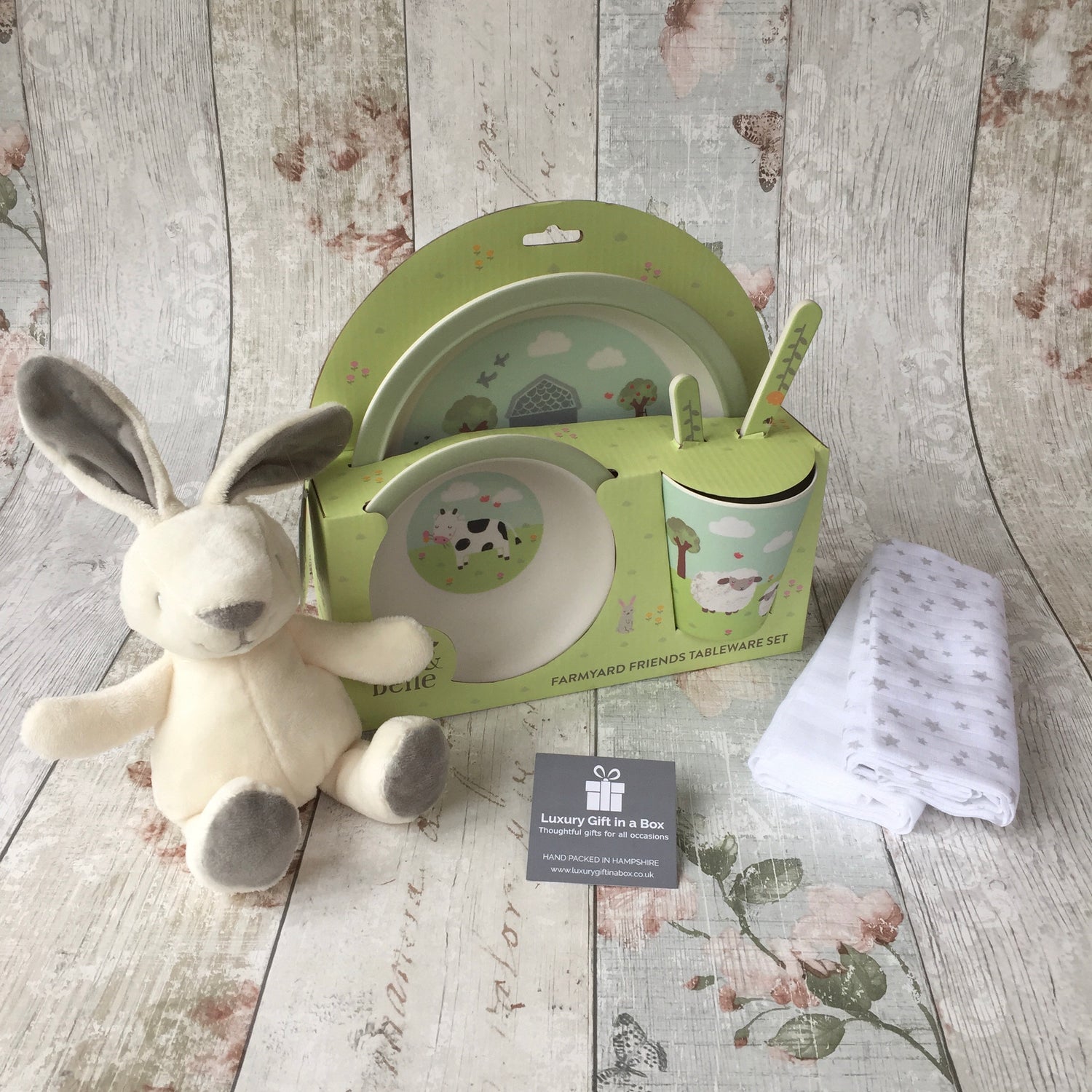 Toddlers Tableware Set with Bunny Toy