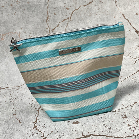 Striped Make-up Bag