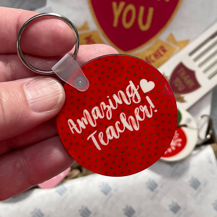 Amazing Teacher Keyring