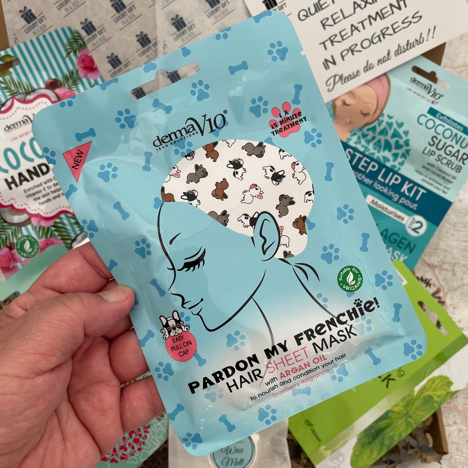 Frenchie Hair Sheet Mask