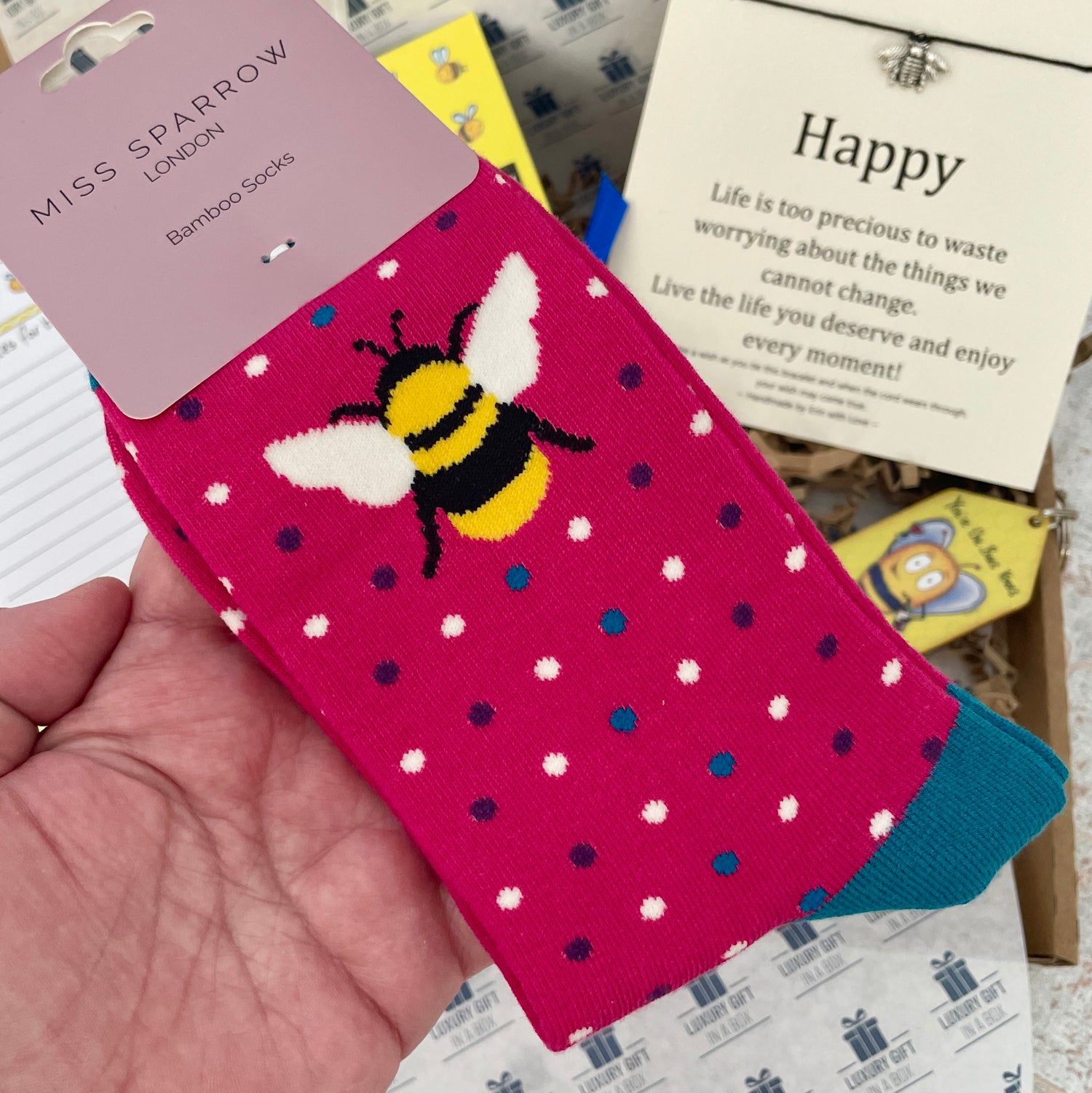 Bee Ladies Bamboo Socks