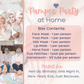 Pamper Party at Home- Individual