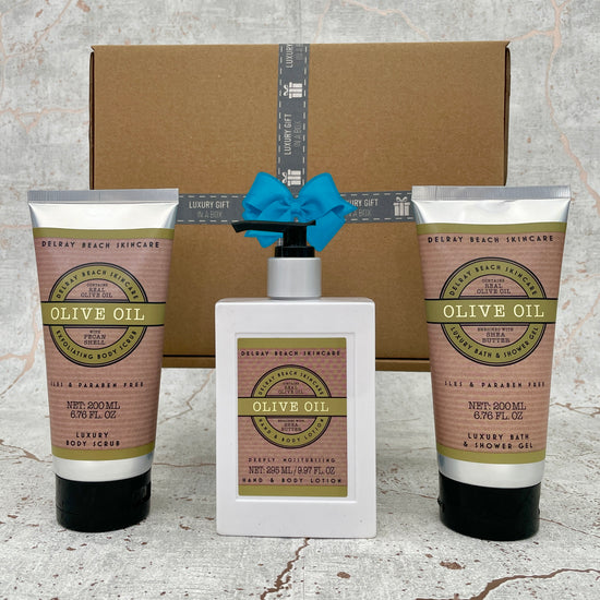 Bath Time Pamper Box - Olive Oil
