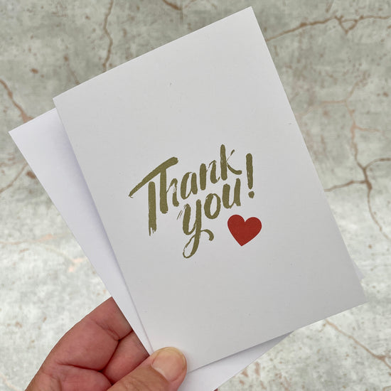 Thank You – Greetings Card