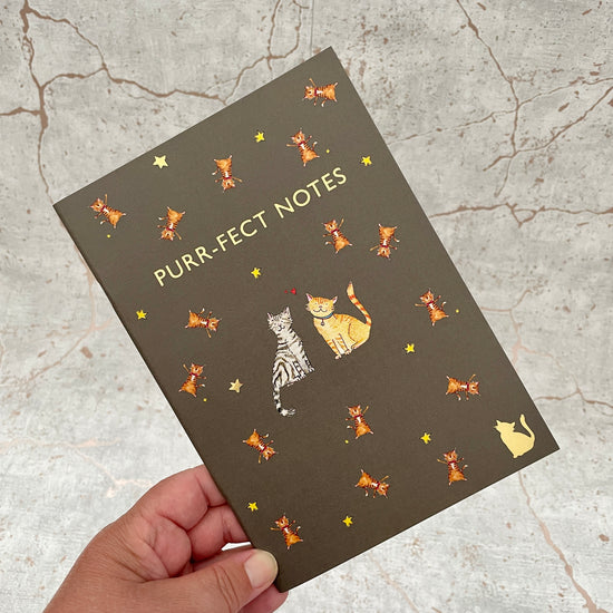 Purr-fect Notes A6 Notebook