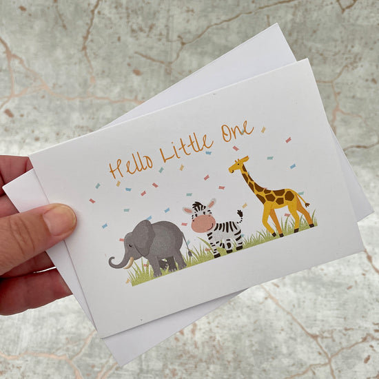Hello Little One - Greetings Card