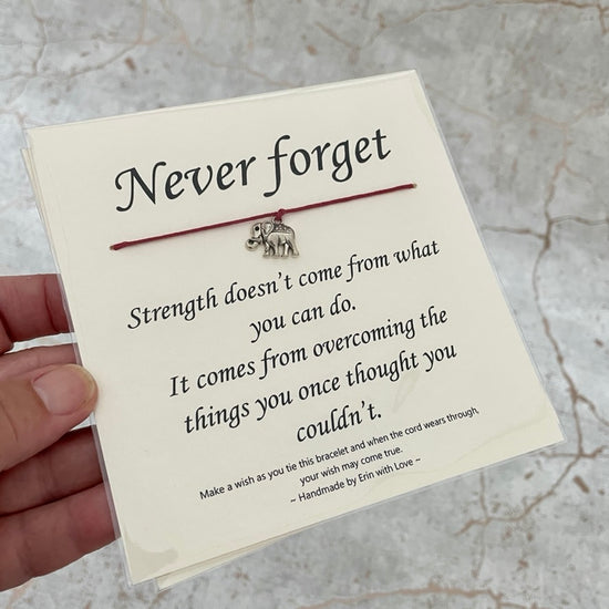 Never Forget Wish Bracelet