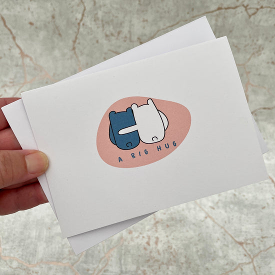 Big Hug - Greetings Card