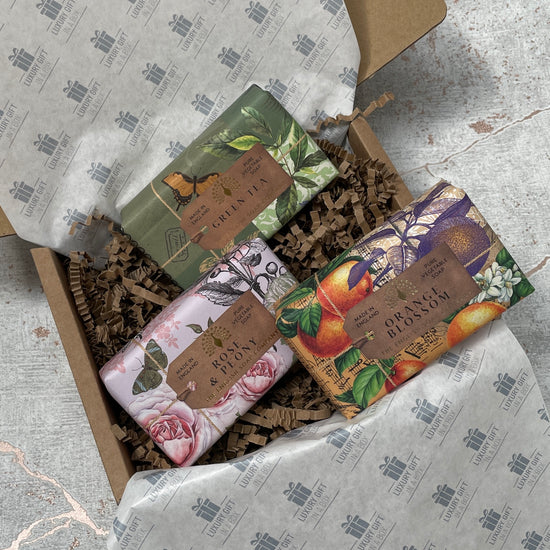 3 Luxury Fragranced Soaps Gift Box