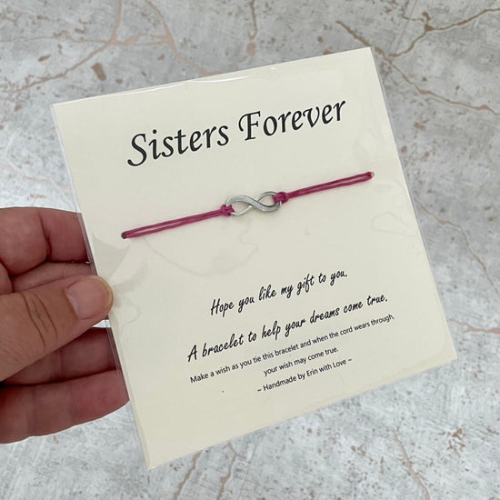 Sisters Forever Wish Bracelet