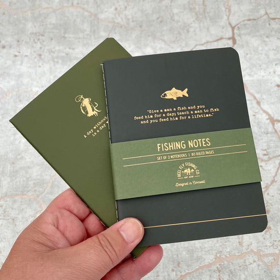 Fishing Notes Notebooks - Set of 2