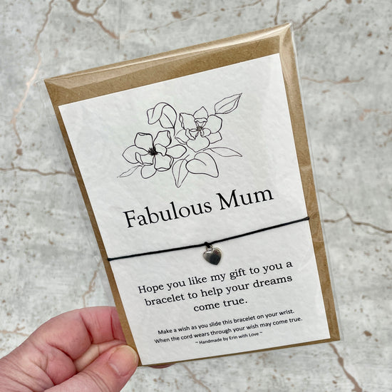 Fabulous Mum Wish Bracelet