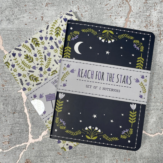 Reach for the Stars Notebooks - Set of 2